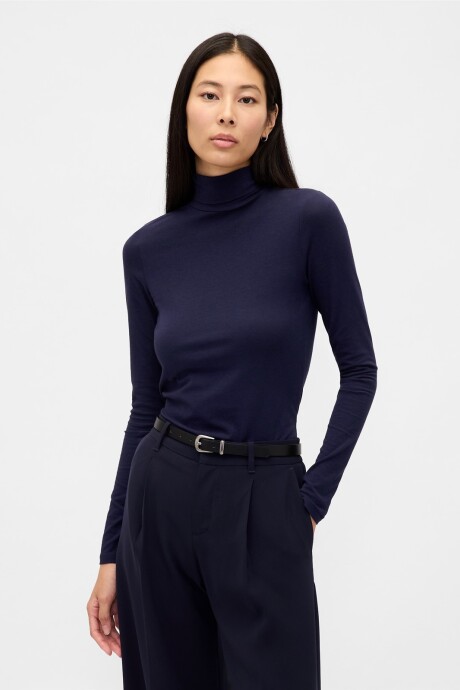 Remera Polera Mujer Navy Uniform