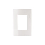 Plaqueta p/3 módulos - Presta Pro blanca ELE00853