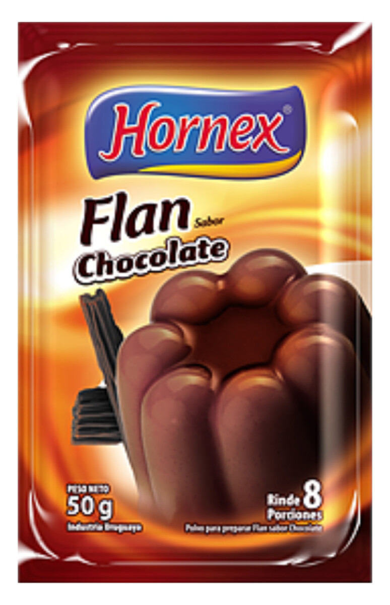 FLAN HORNEX 50G 8P CHOCOLATE 