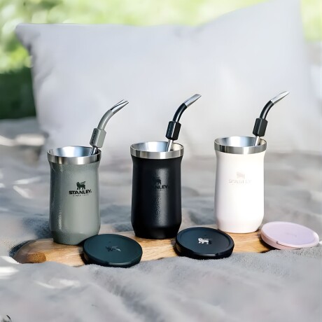 Mate con tapa Stanley acero inox. 200ml Rosa quartz