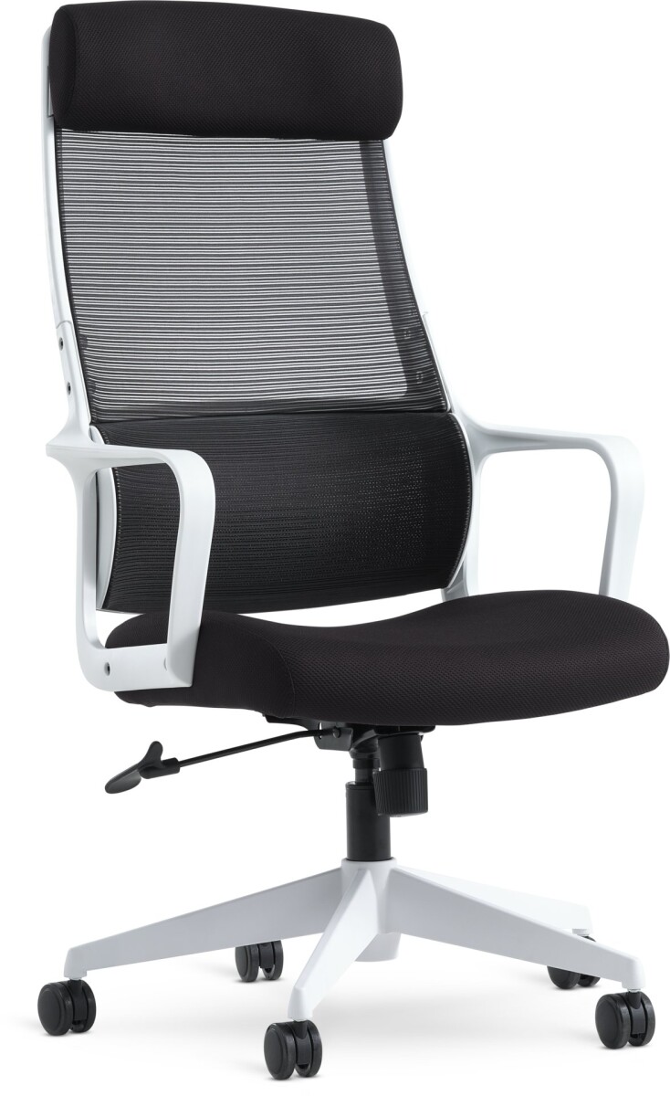 Silla de oficina HEDENSTED tela negro/bl 