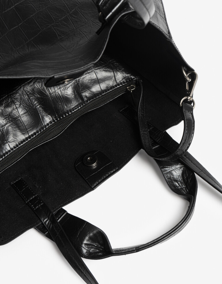 Shopper Cartera Formato Shopper - Negro