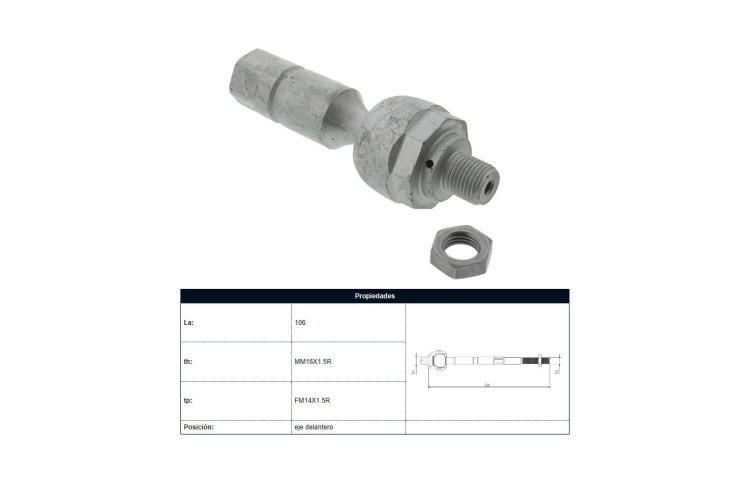 Mate Peug 407 04-25 Der/Izq Mate Peug 407 04-25 Der/Izq