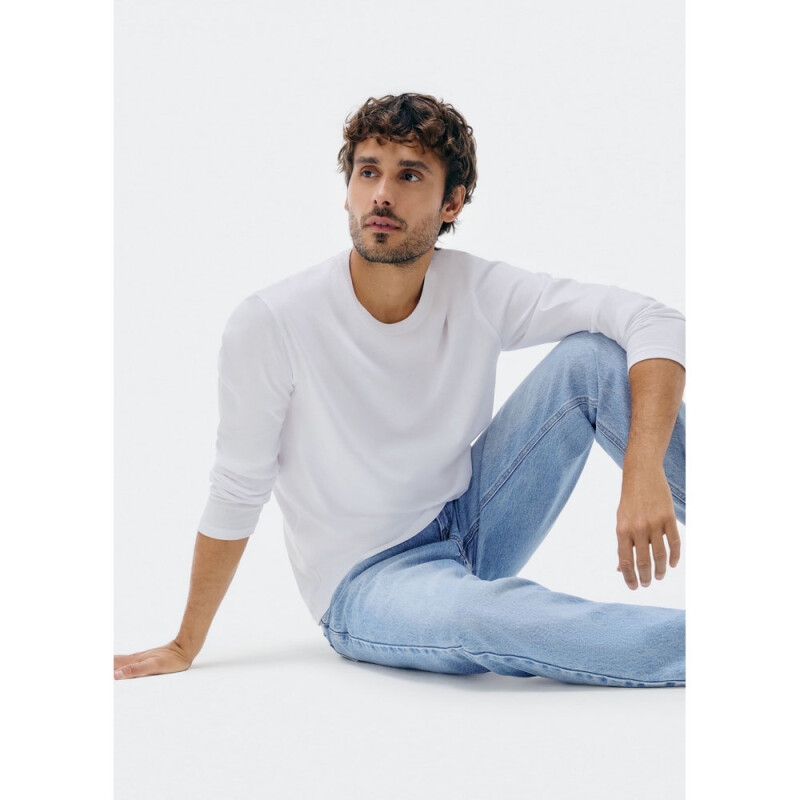 CAMISETA ML MASC BRANCO