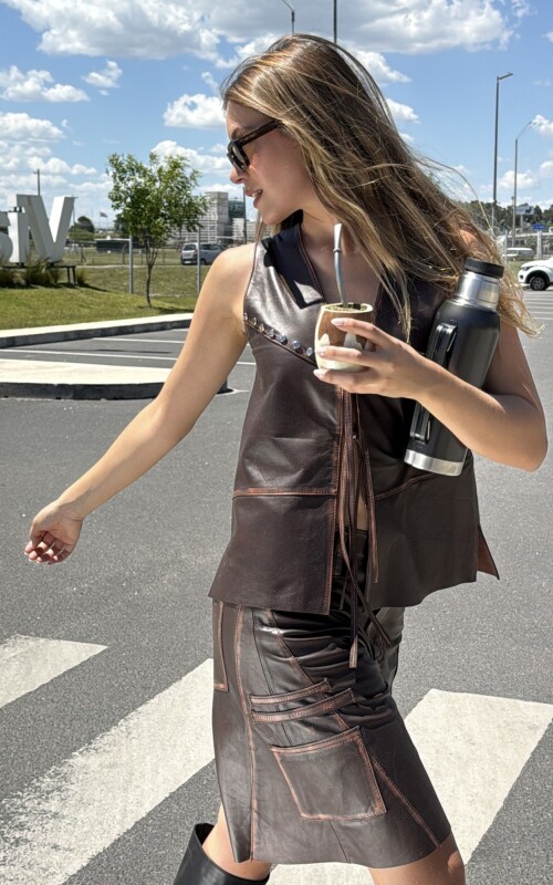 Chaleco Stein MARRON