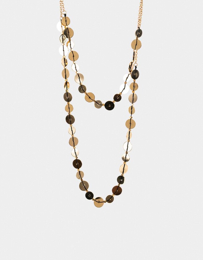 Collares Cortos Espejos Collar Corto De Espejos - Dorado