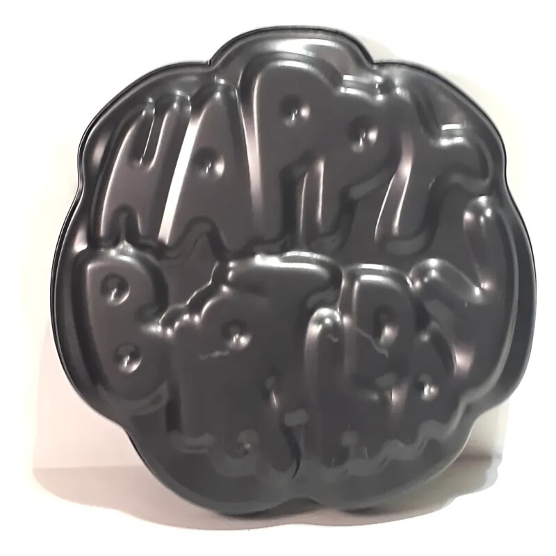 MOLDE DE TORTA CON LEYENDA "HAPPY BIRTHTDAY" MOLDE DE TORTA CON LEYENDA "HAPPY BIRTHTDAY"