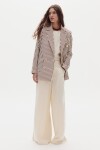 Blazer Joseph en Lino Malbec Stripes