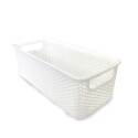 CANASTO ORGANIZADOR LINEA BLANCO 26 CM Sin color