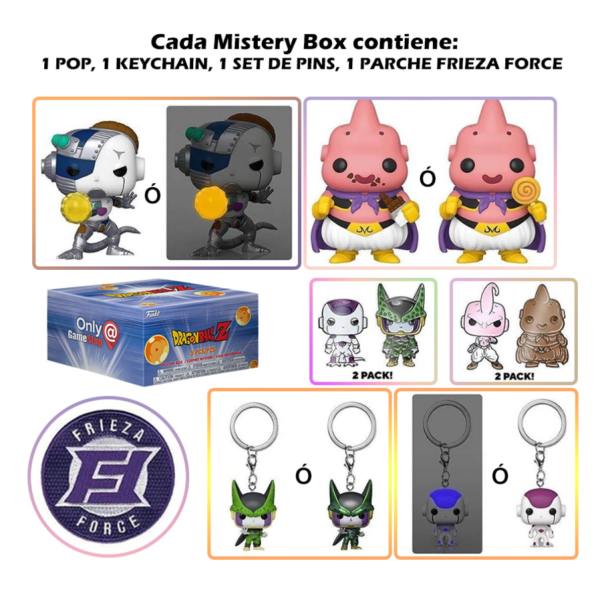 Funko Mystery Box: Dragon Ball Z - Villanos [Exclusivo] 