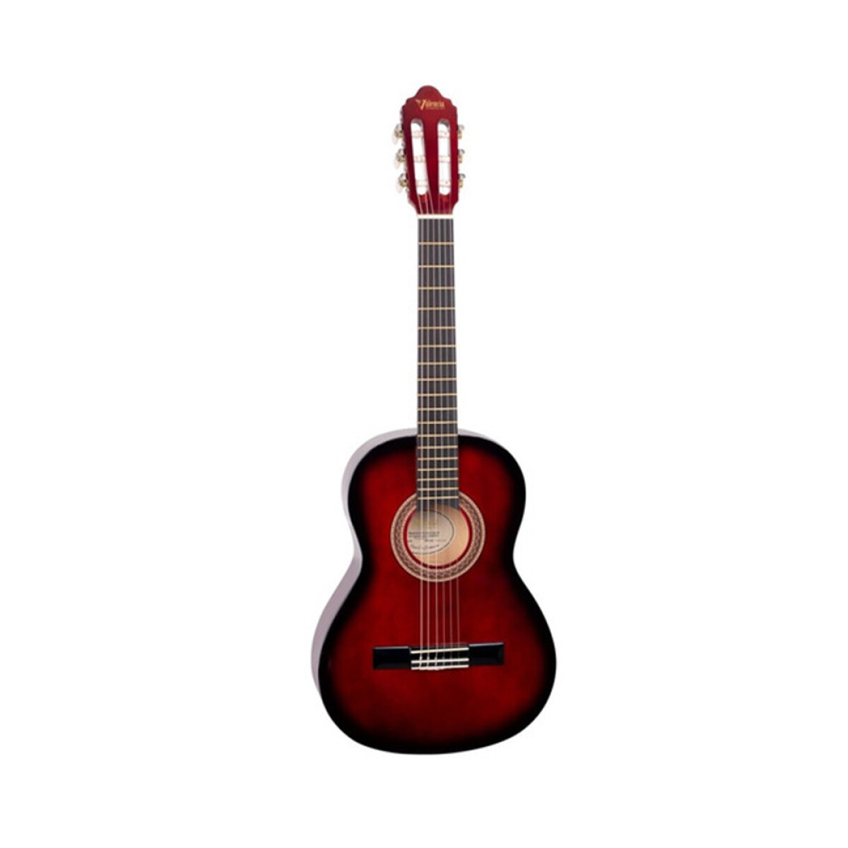 Guitarra Clasica Valencia Vc103 3/4 Rojo 