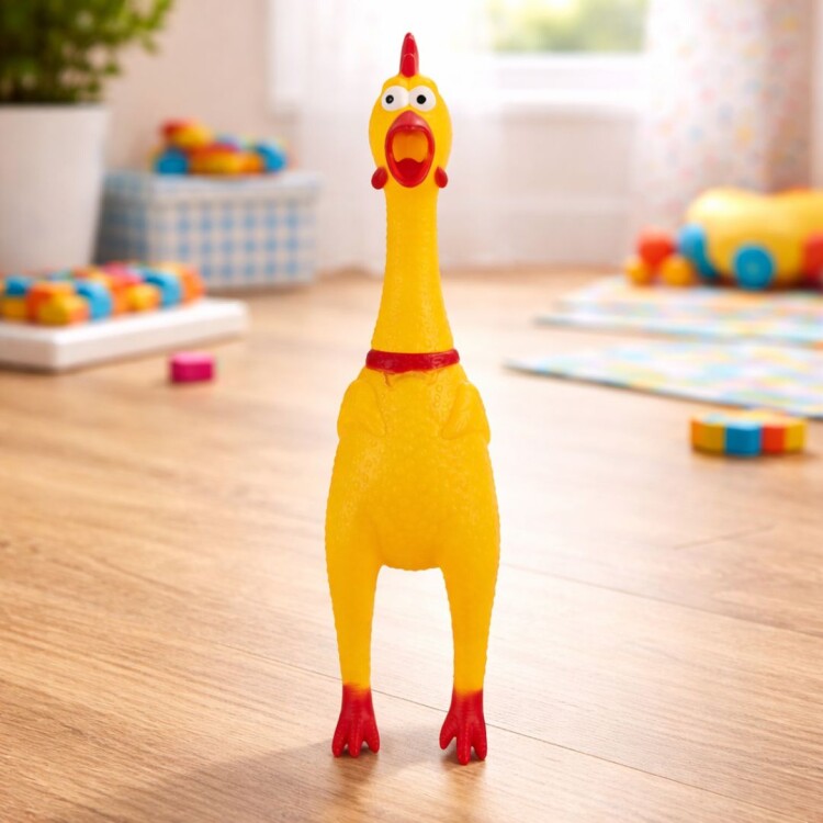 JUGUETE GALLINA DE GOMA 38CM JUGUETE GALLINA DE GOMA 38CM