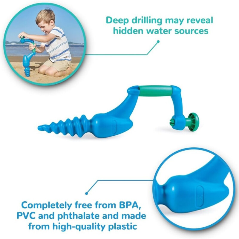 Taladro de Arena Playa Hape Azul