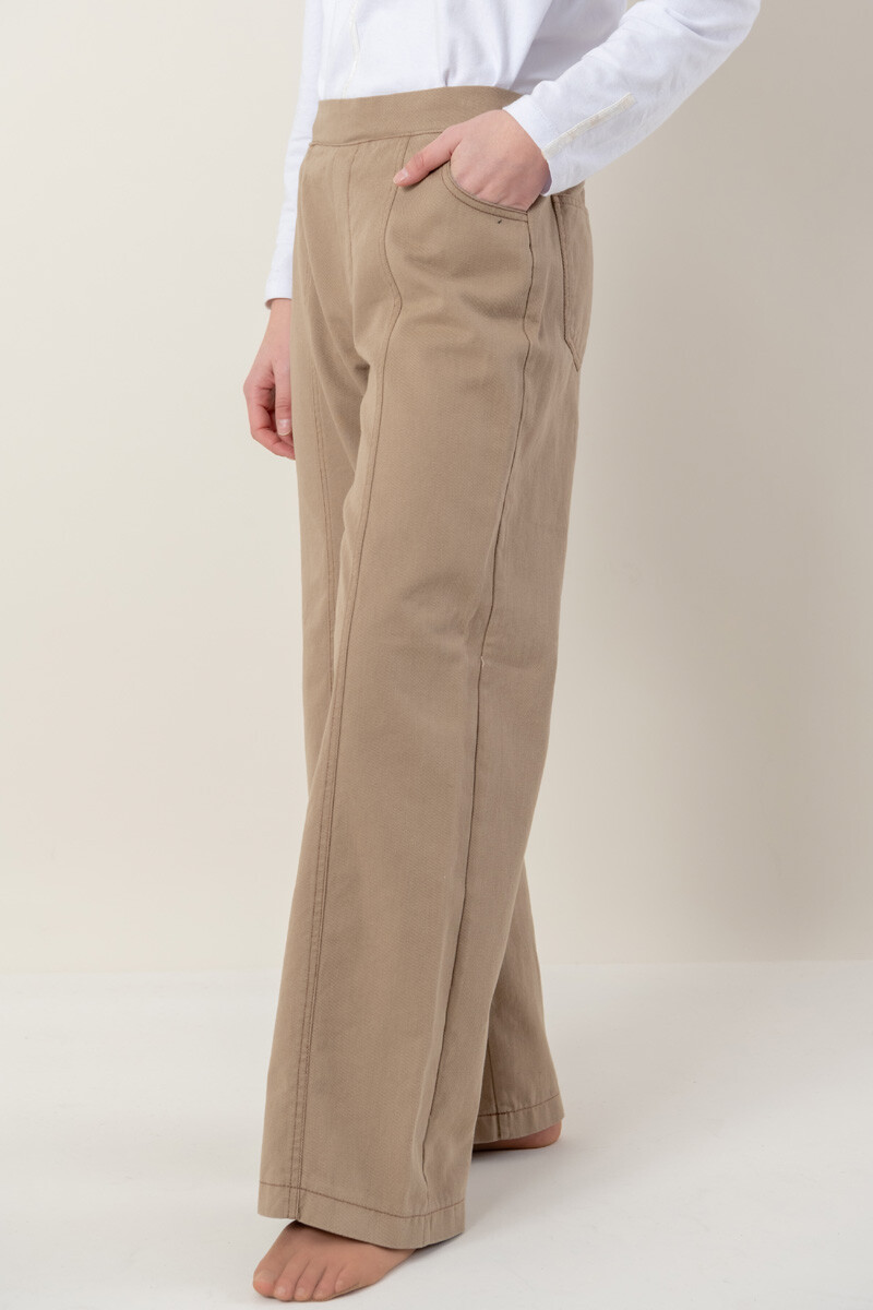 Pantalon cotidiano Visón