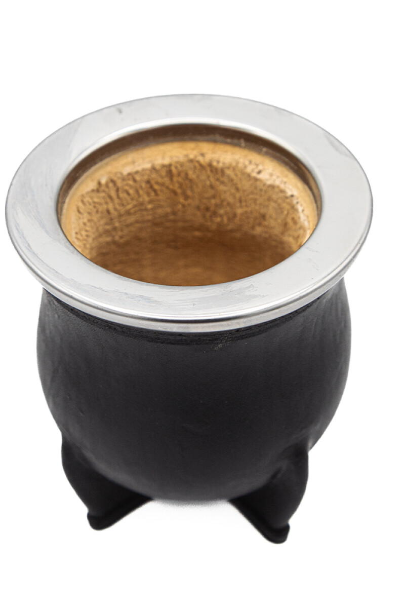 MADE IN URUGUAY MATE CAMIONERO INOX NEGRO