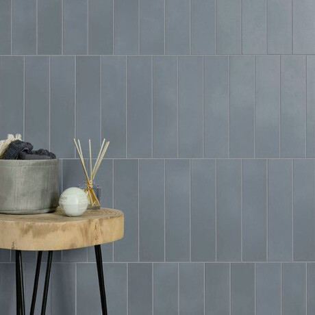 Ceramica Azul Mate 20X60Cm Pared GAMAS DE AZUL