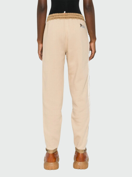 Moncler - Pantalones acolchados con logo de montaña 0