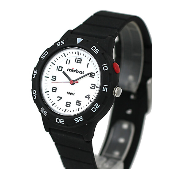 Reloj Mistral Deportivo Silicona Negro 0