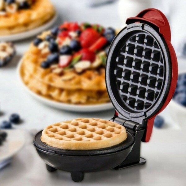 Mini Waflera Maquina Waffle Electrica Antiadherente 350w Mini Waflera Maquina Waffle Electrica Antiadherente 350w