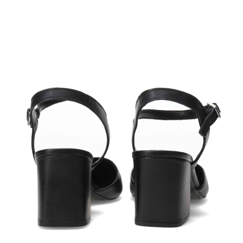 Zapato de Mujer Bottero abierto con tobillera Negro