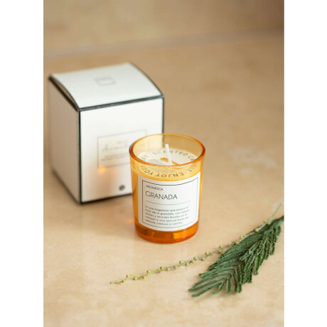 Vela aromática granada Negro