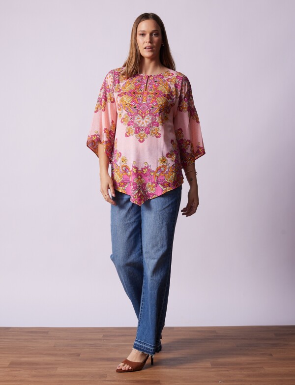 Blusa Mandala ROSA/MULTI