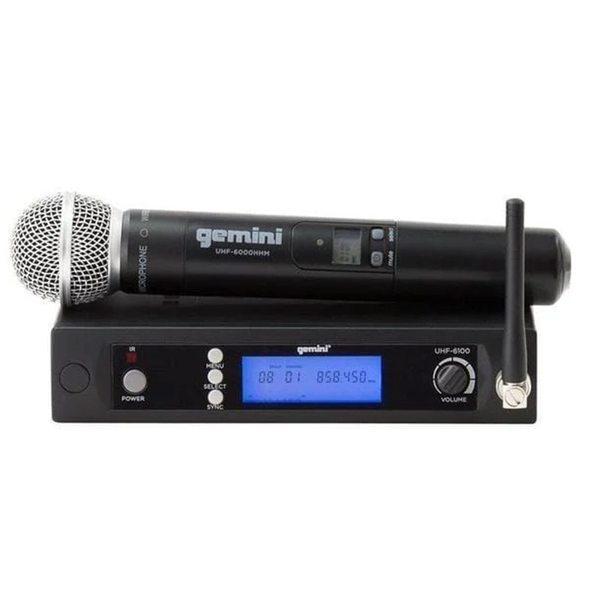 MICROFONO INALAMBRICO DE MANO GEMINI UHF6100MR2 