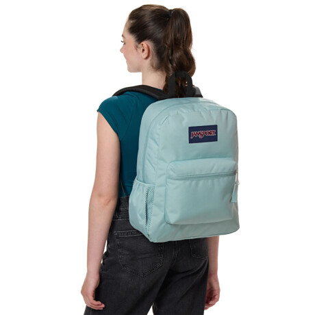 Mochila Escolar Jansport Cross Town Original Unisex Urbana Faded Sage