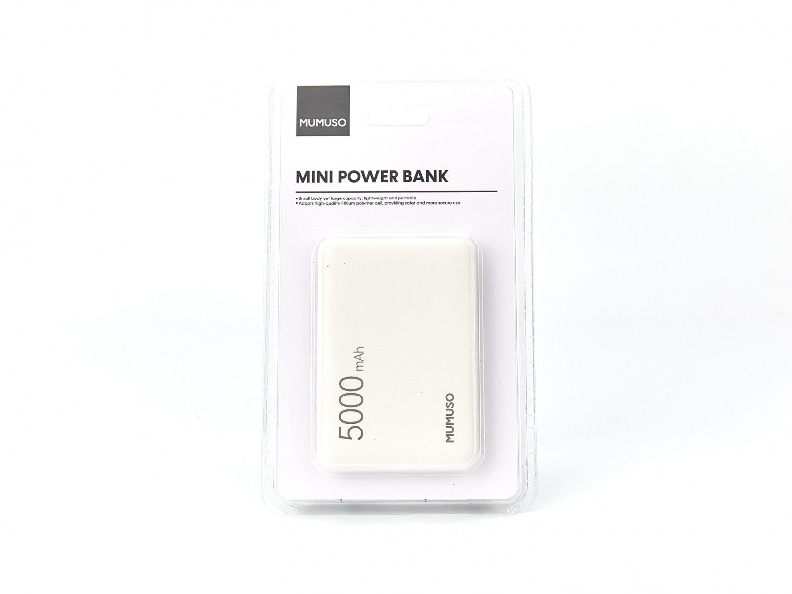 MINI BANCO DE ENERGÍA (5000 MAH/BLANCO) 