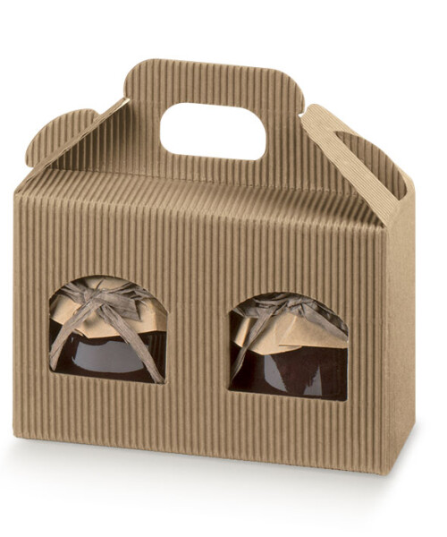 Caja corrugado 2 ventanas 21x10x9 - 35369 - AVANA Caja corrugado 2 ventanas 21x10x9 - 35369 - AVANA