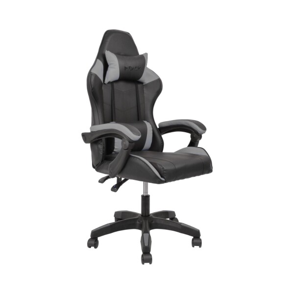Silla Gamer Ergonomica Escritorio Reclinable Soporta 200kg Negro con Gris GAM003 Silla Gamer Ergonomica Escritorio Reclinable Soporta 200kg Negro con Gris GAM003