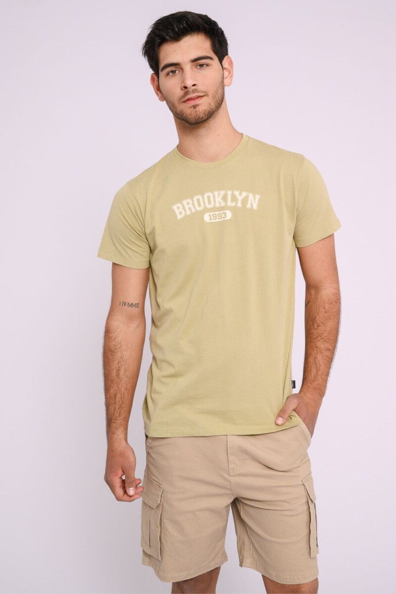 Remera estamapda - Verde 