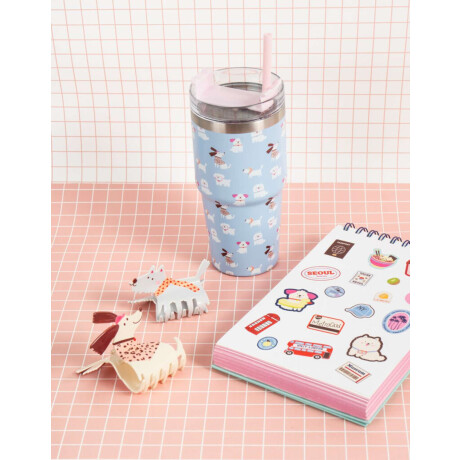 Vaso Térmico Estampado Combinacion Multicolor