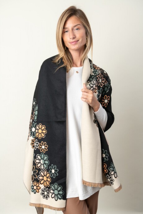 PASHMINA RANIA Negro