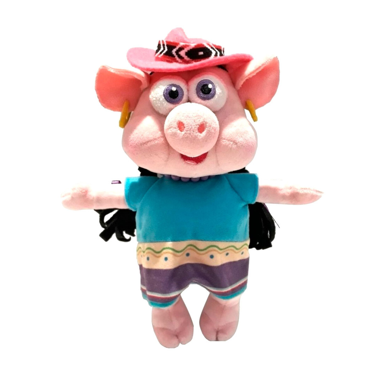 Peluche Chancha Granja Zenon con Sonido 20cm 