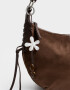 Bandoleras Bandolera Suede Chocolate - Marron Oscuro