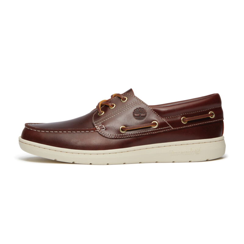 Zapatos Naúticos Portofino Pier Hombre Burgundy Full Grain