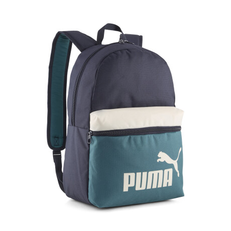 PHASE Color Block Backpack 09117507 Azul/Verde