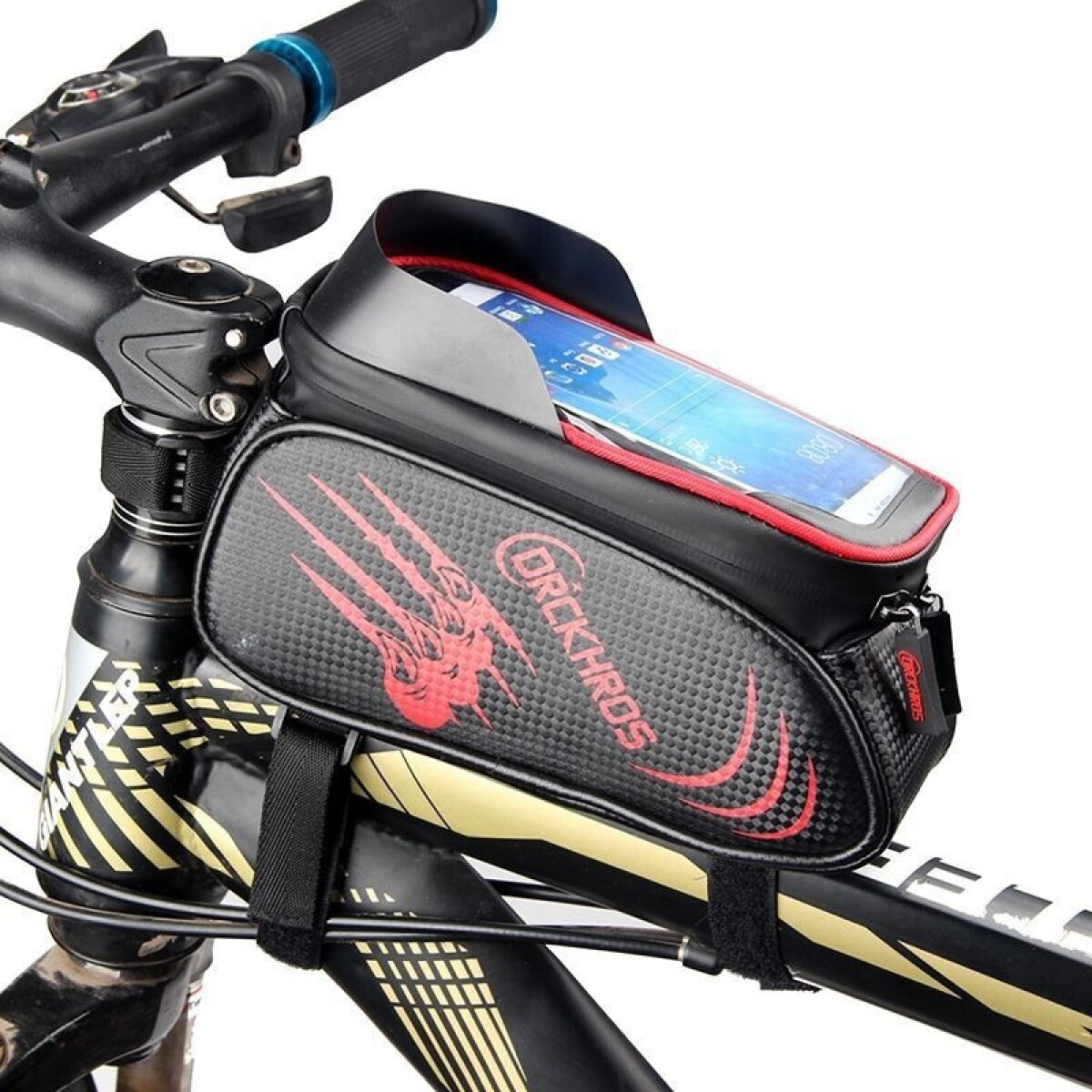 Protector Bolso Estuche Celular Para Bicicleta iPhone Viaje - Negro 