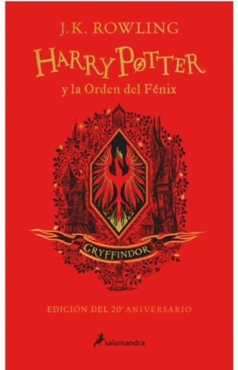 Harry Potter Y La Orden Del Fenix- Ed 20 Aniv Gryffindor 