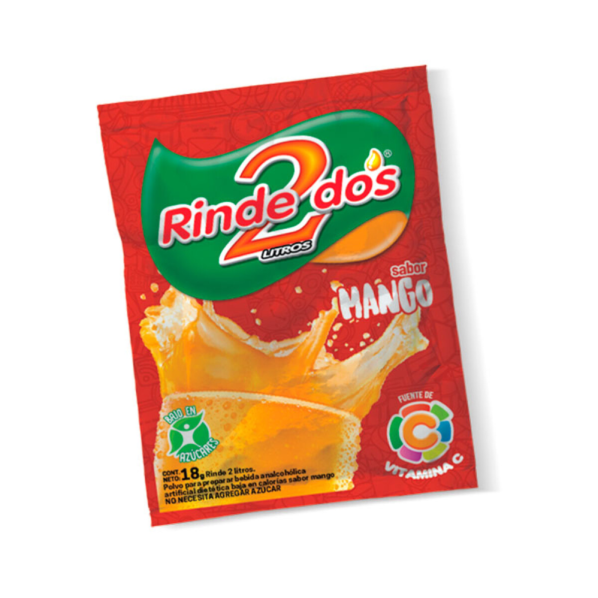 Jugo RINDE DOS Pack 20 Unidades - Mango 