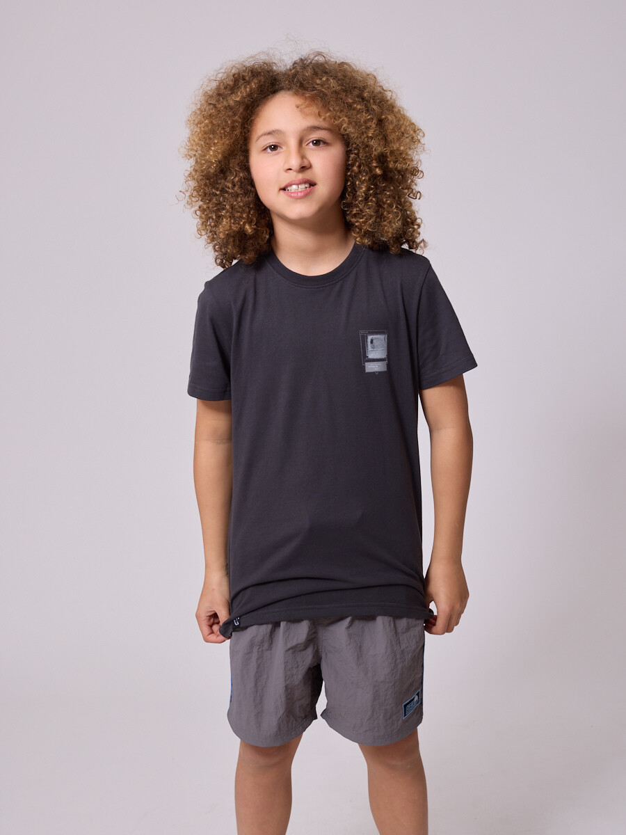 T-SHIRT GASTEL TEEN DIXIE Gris Oscuro