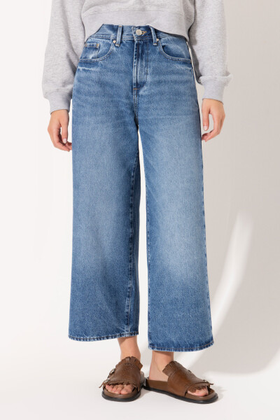JEANS WIDE X BLUE Azul