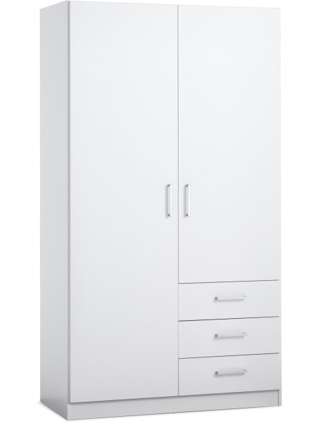 Armario FANDRUP 97x176 2 puertas 3 caj blanco Armario FANDRUP 97x176 2 puertas 3 caj blanco