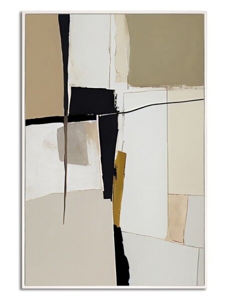 CUADRO CANVAS 60x90cm MARCO FIGURAS ABSTRACTAS 1 CUADRO CANVAS 60x90cm MARCO FIGURAS ABSTRACTAS 1