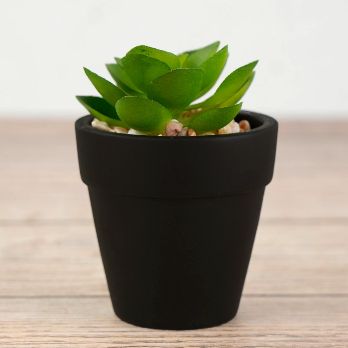 Planta artificial mini con maceta de ceramica 