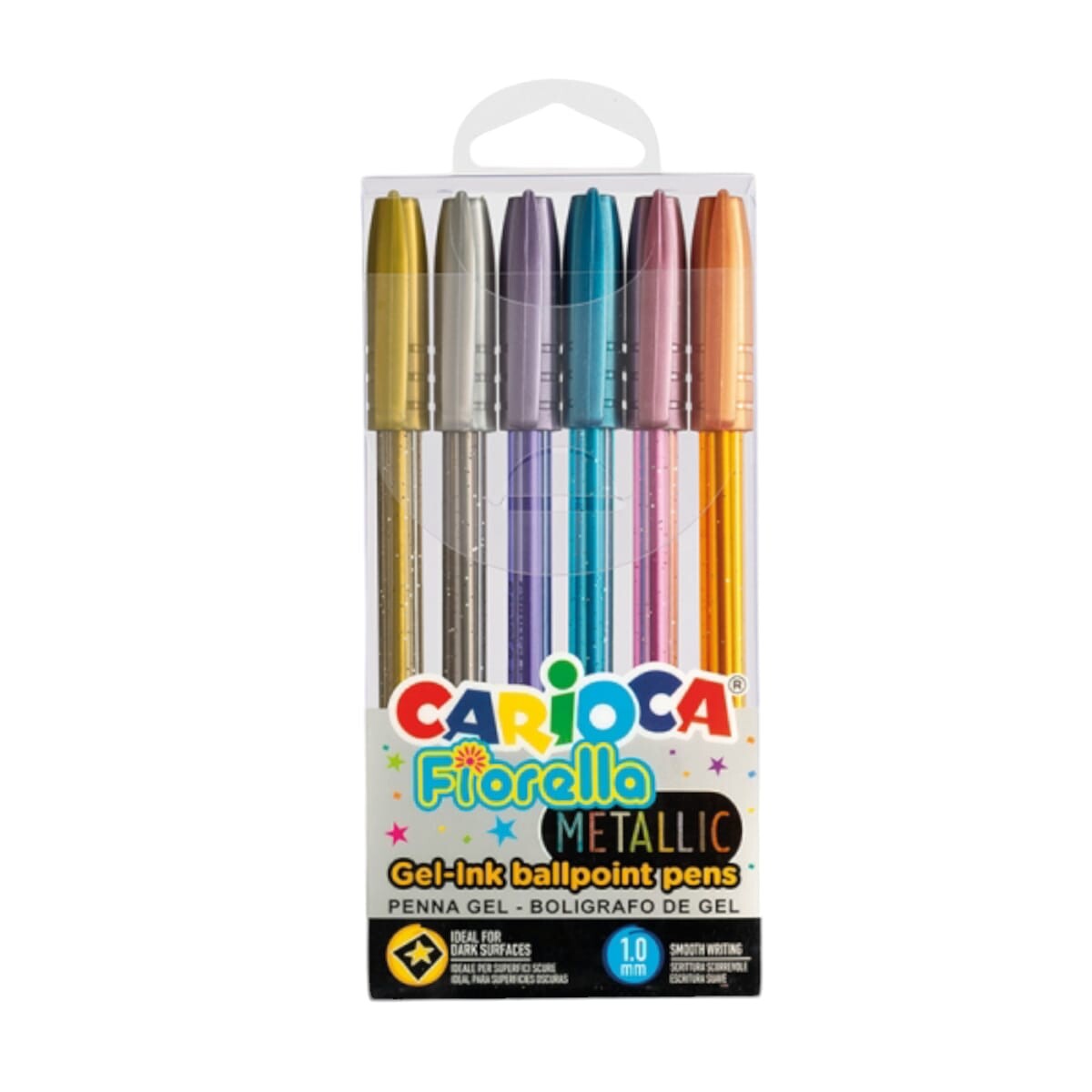 Boligrafo Carioca Metallic x 6 