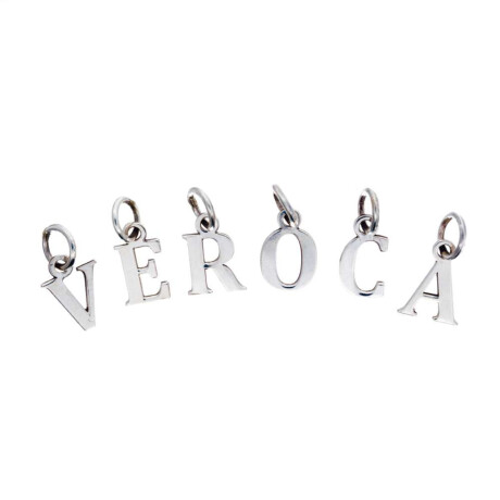Letra de plata 925 hecha a mano Maciza