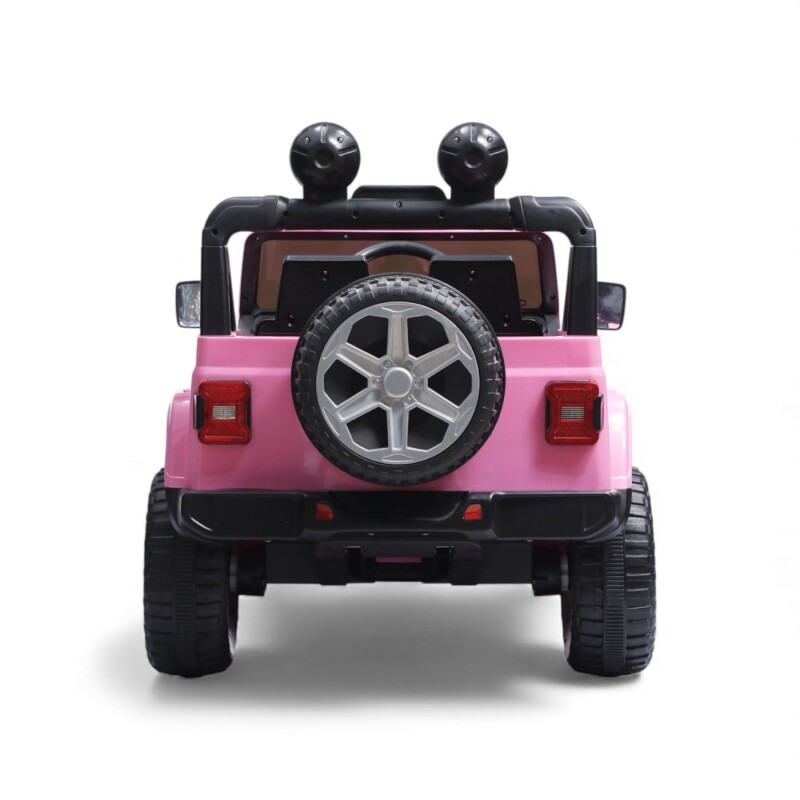 Jeep Renegado a batería de 12V Bebesit Rosado Jeep Renegado a batería de 12V Bebesit Rosado