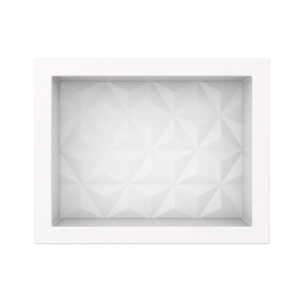 NICHO DE EMPOTRAR PARA DUCHA MARMOL SINTETÉTICO 40x30 CM BLANCO Nicho De Empotrar Para Ducha Marmol Sintetético 40x30 Cm Blanco